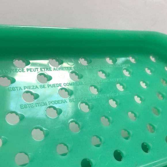 Tupperware Jadeite Vintage Oval Cheese Grater With Lid Food Storage Container - Picture 10 of 11